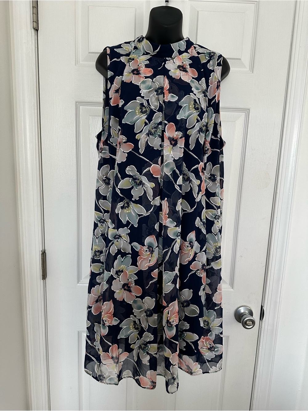 Lane Bryant Blue Floral Dress